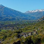 Panorama dalla confluenza dei sentieri